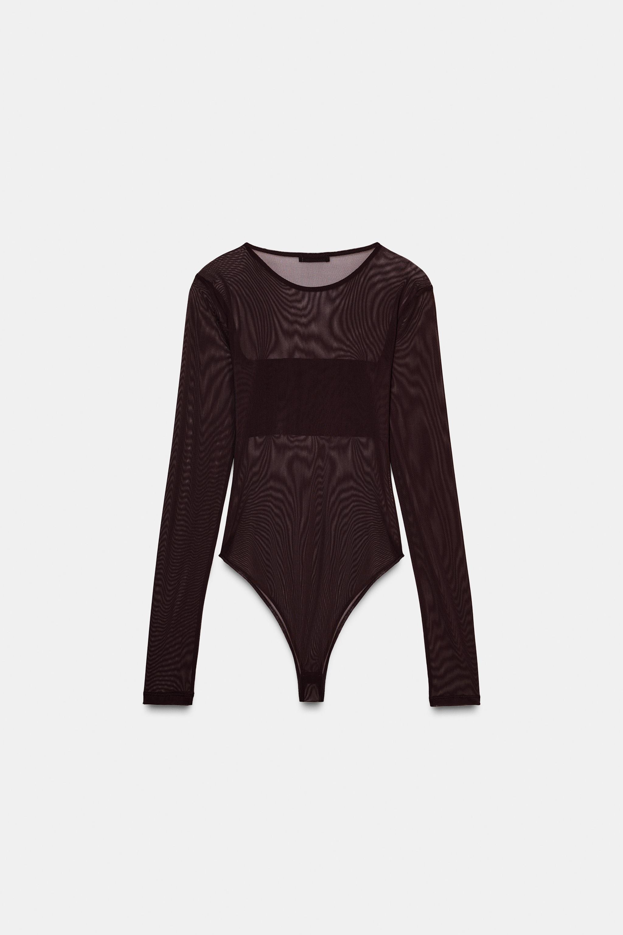 COMBINATION TULLE BODYSUIT